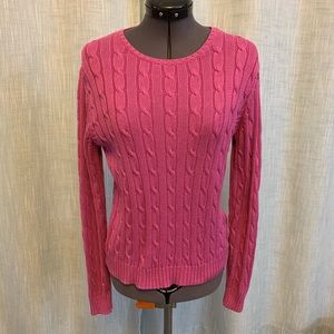 Jones NY Signature Petite P/M Purple Sweater